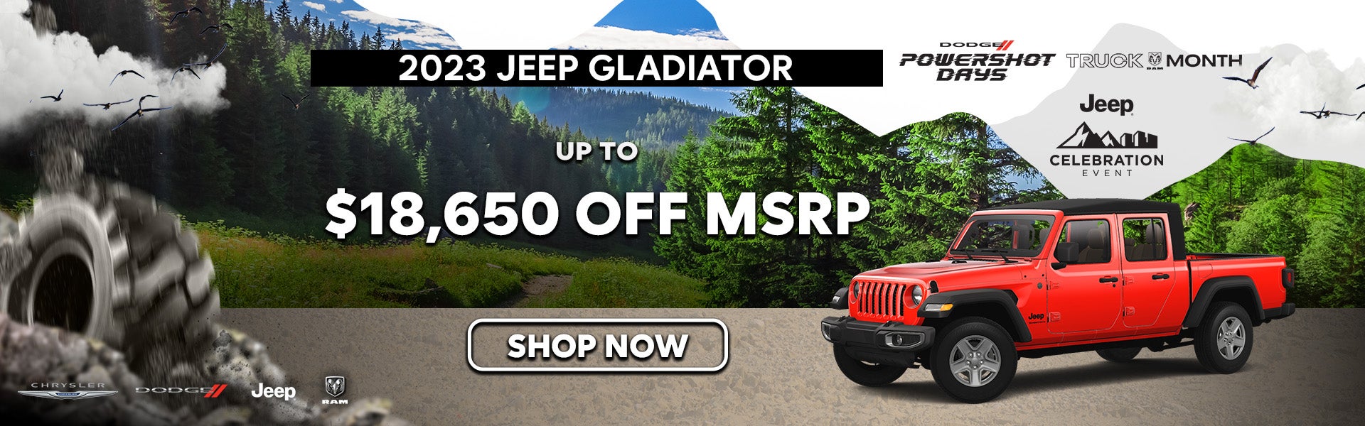 2023 JEEP GLADIATOR SPECIAL OFFER